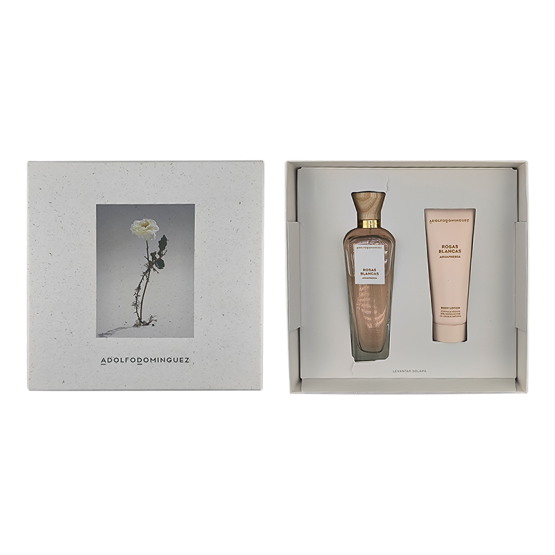 Adolfo Dominguez Agua Fresca Rosas Blancas Mujer Estuche EDT 120 ml + locion 75 ml Adolfo Dominguez