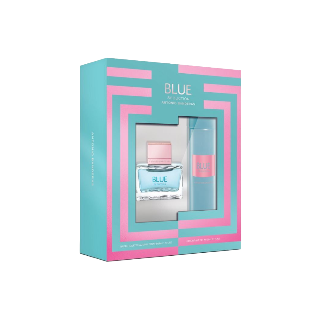 Antonio Banderas Blue Seduction Mujer Estuche EDT 50ml + Desodorante 150ml