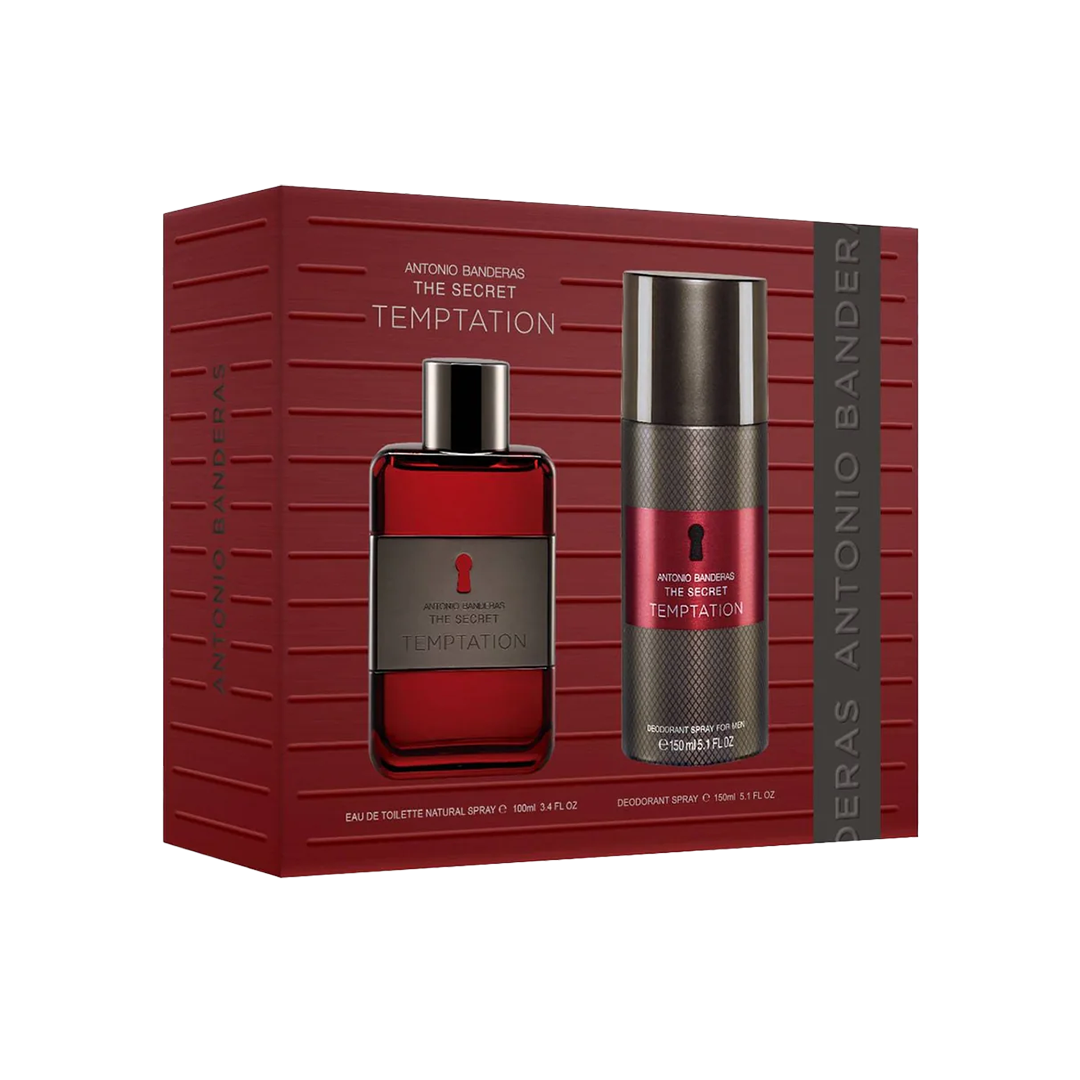 Antonio Banderas The Secret Temptation Estuche EDT 100 ml + Desodorante 150 ml