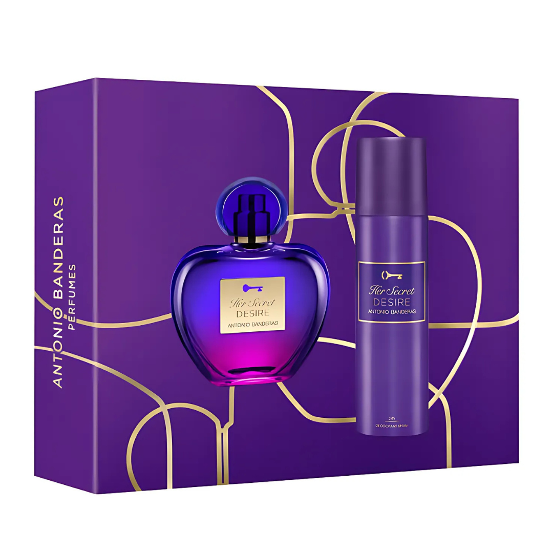 Antonio Banderas Her Secret Desire Estuche EDT 80 ml + Desodorante 150 ml