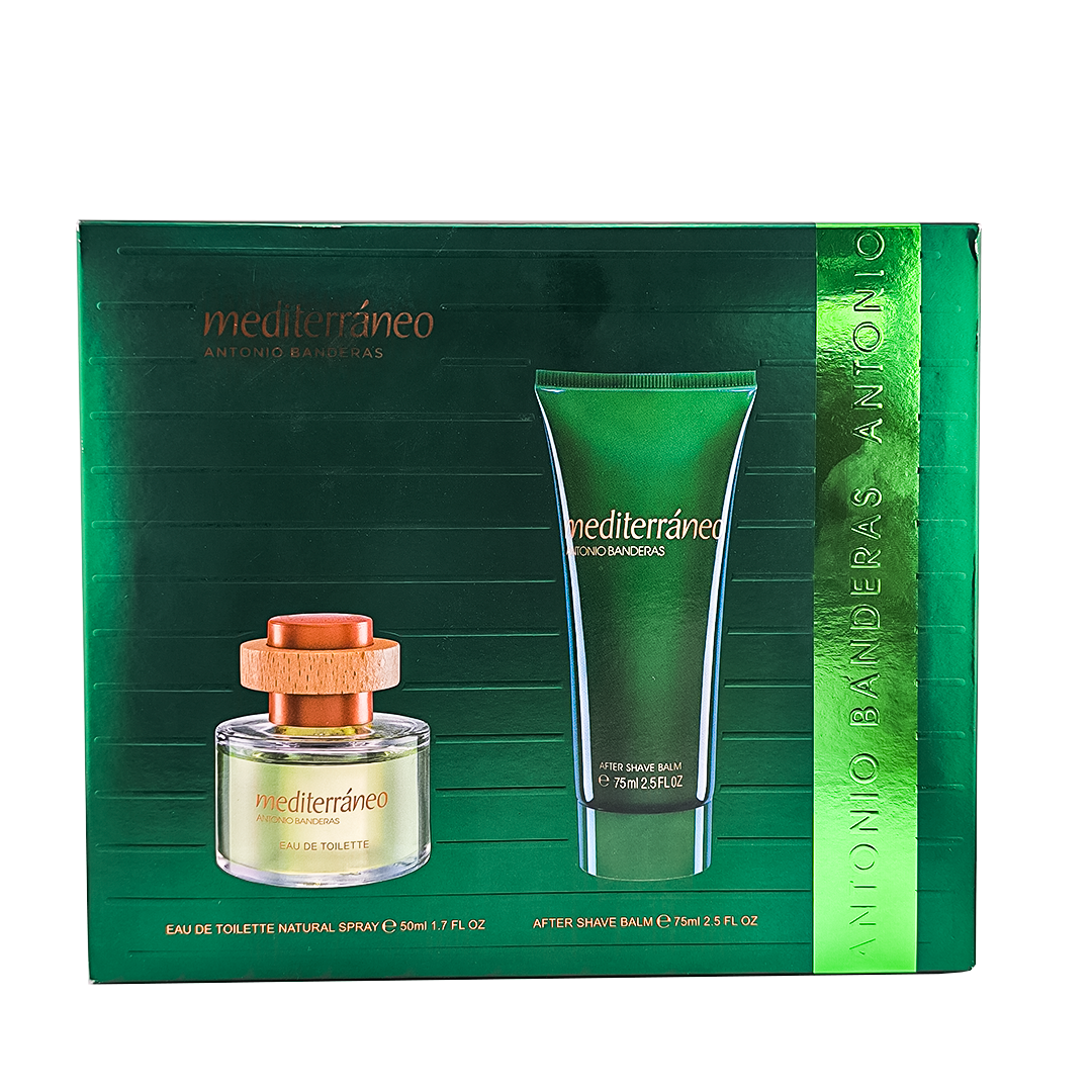 Antonio Banderas Mediterraneo Estuche EDT 50 ml + Af.shave Balm 75 ml