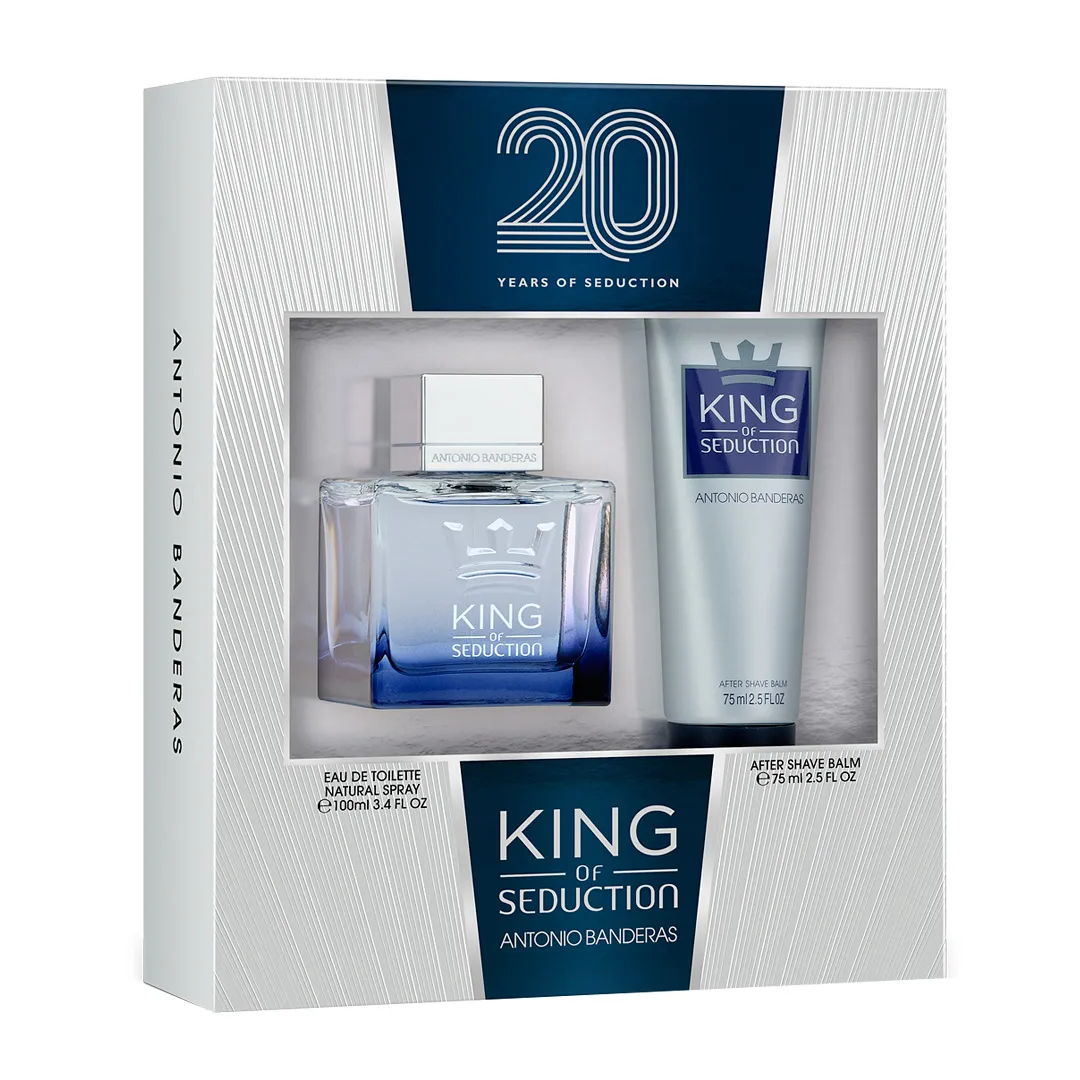 Antonio Banderas King Of Seduction Estuche EDT 100 ml + af.shave balm 75 ml
