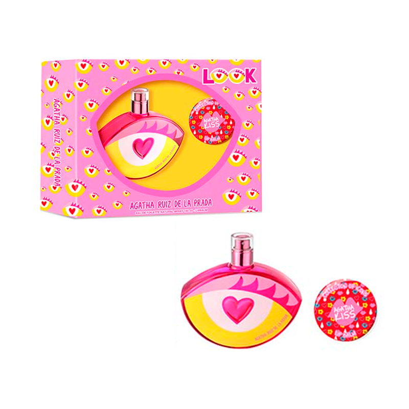Agatha Ruiz De La Prada Look Estuche EDT 80 ml + Lipbalm 15 g