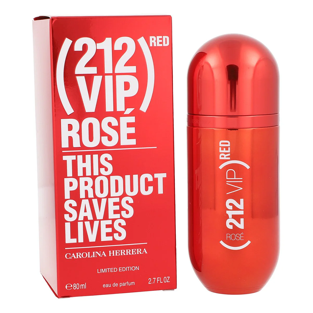 Carolina Herrera 212 VIP Rose Red Edición Limitada EDP 80ml