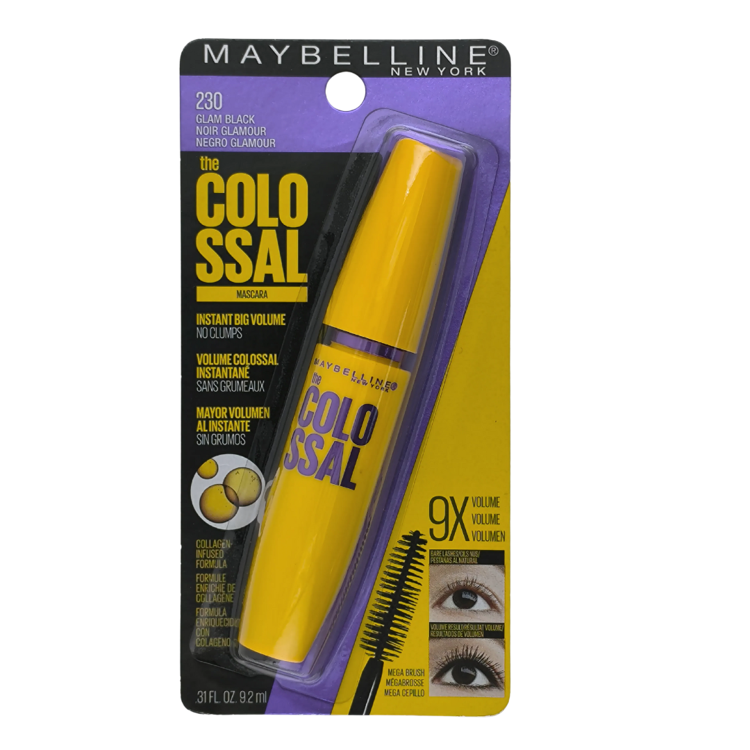 Maybelline Volum Express Mascara Colossal Big Shot Negro Glamour Nº230