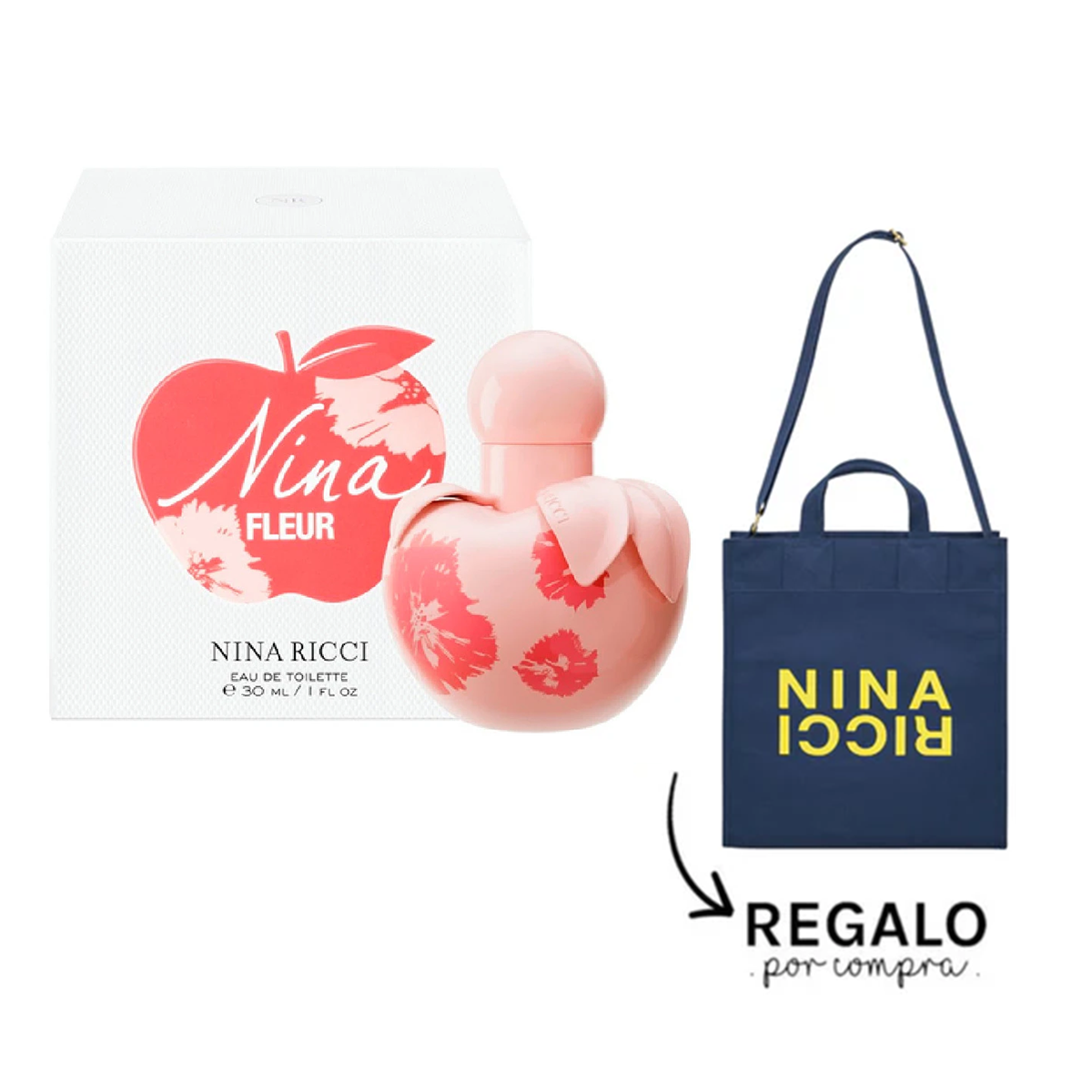 Nina Ricci Nina Fleur Estuche EDT 80 ml + Bolso