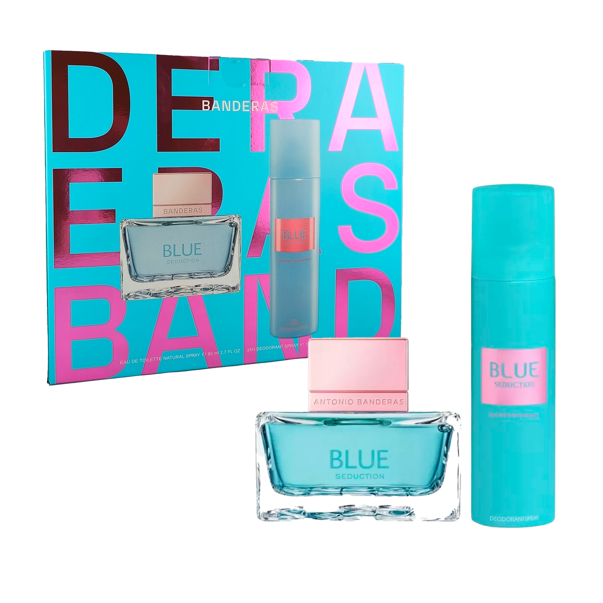 Antonio Banderas Blue Seduction Estuche Edt 80ml + Desodorante 150ml