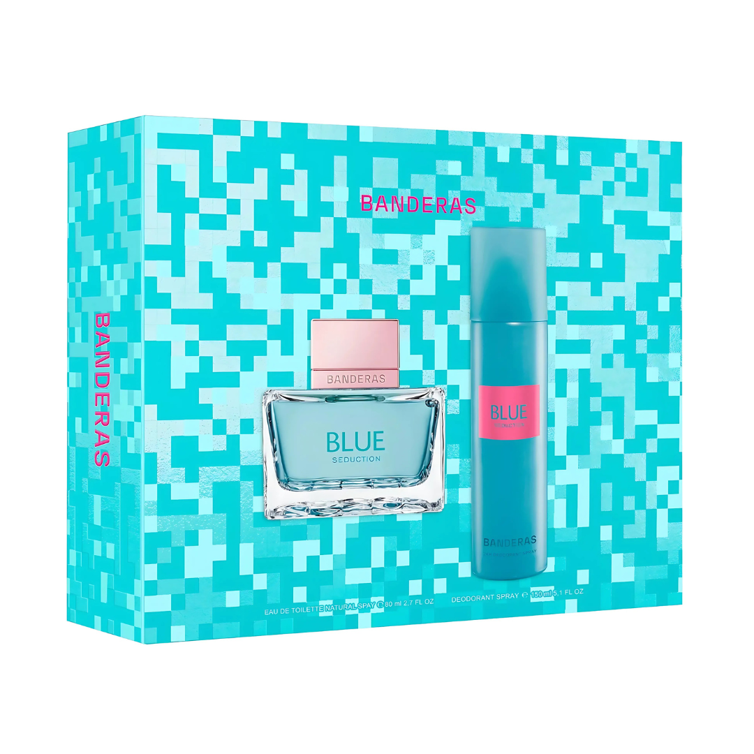 Antonio Banderas Blue Seduction Women Estuche EDT 80 ml Desodorante 150 ml