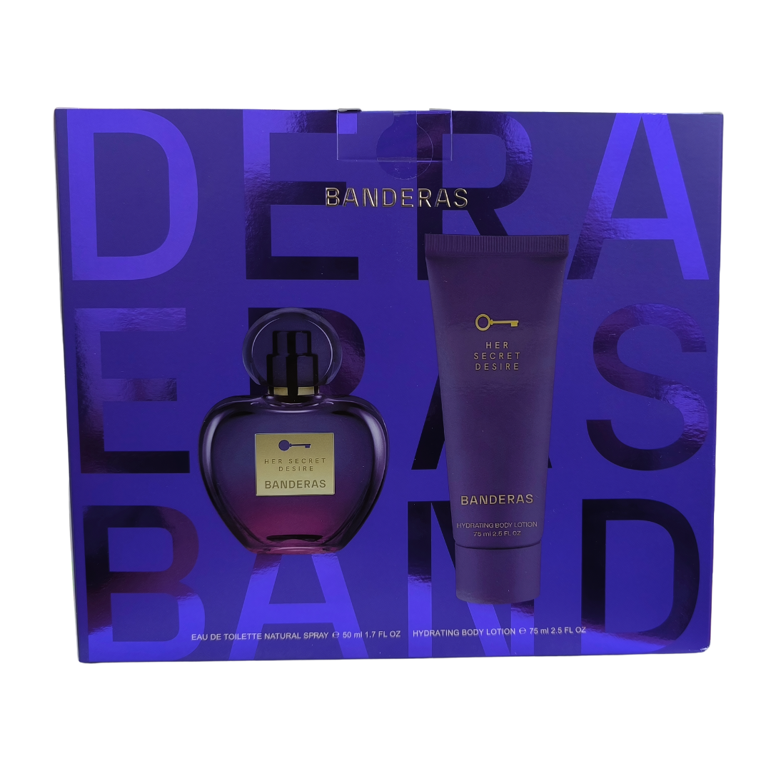 Antonio Banderas Her Secret Desire Estuche Edt 50 ml + Loción 75 ml