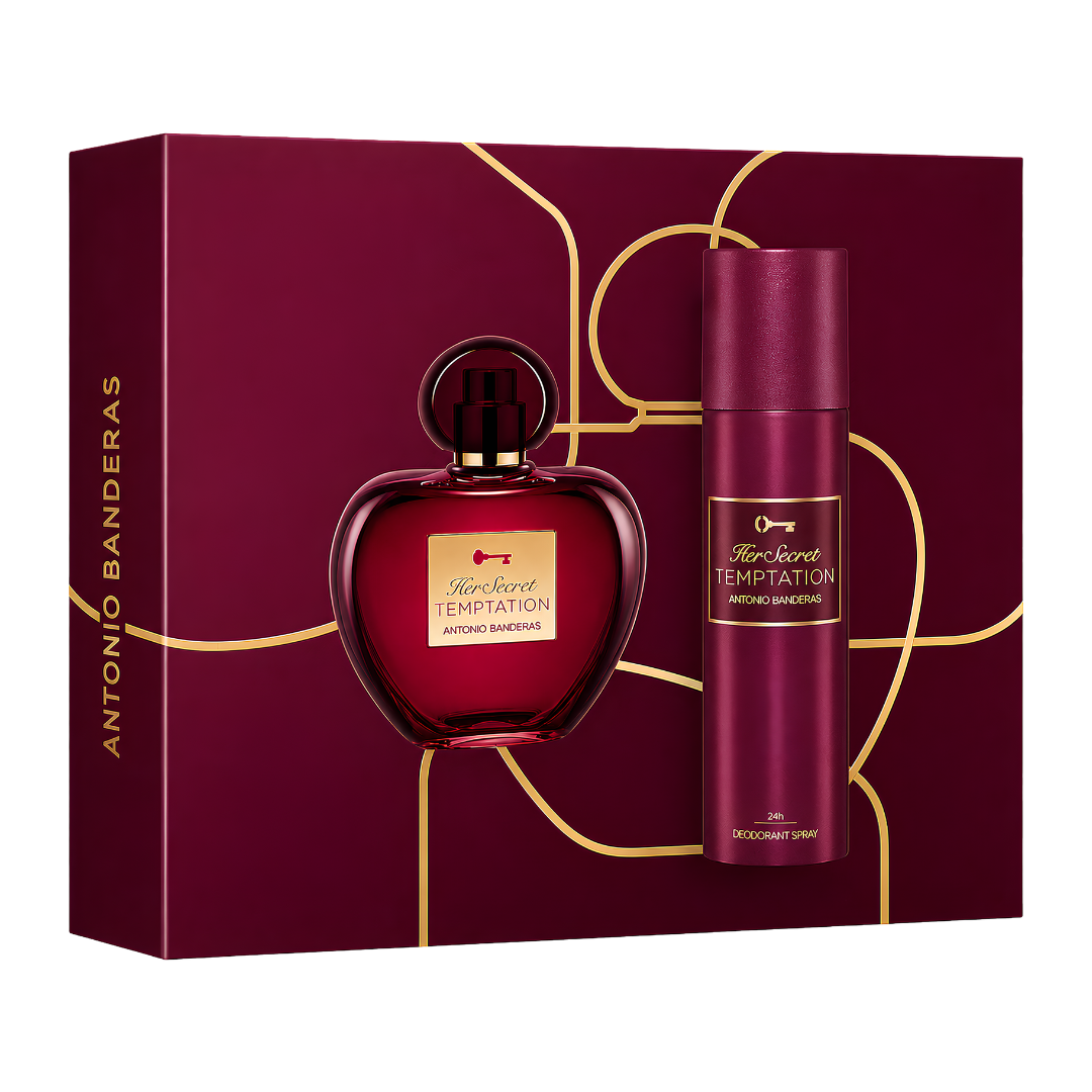 Antonio Banderas Her Secret Temptation Estuche EDT 80 ml + Desodorante 150 ml
