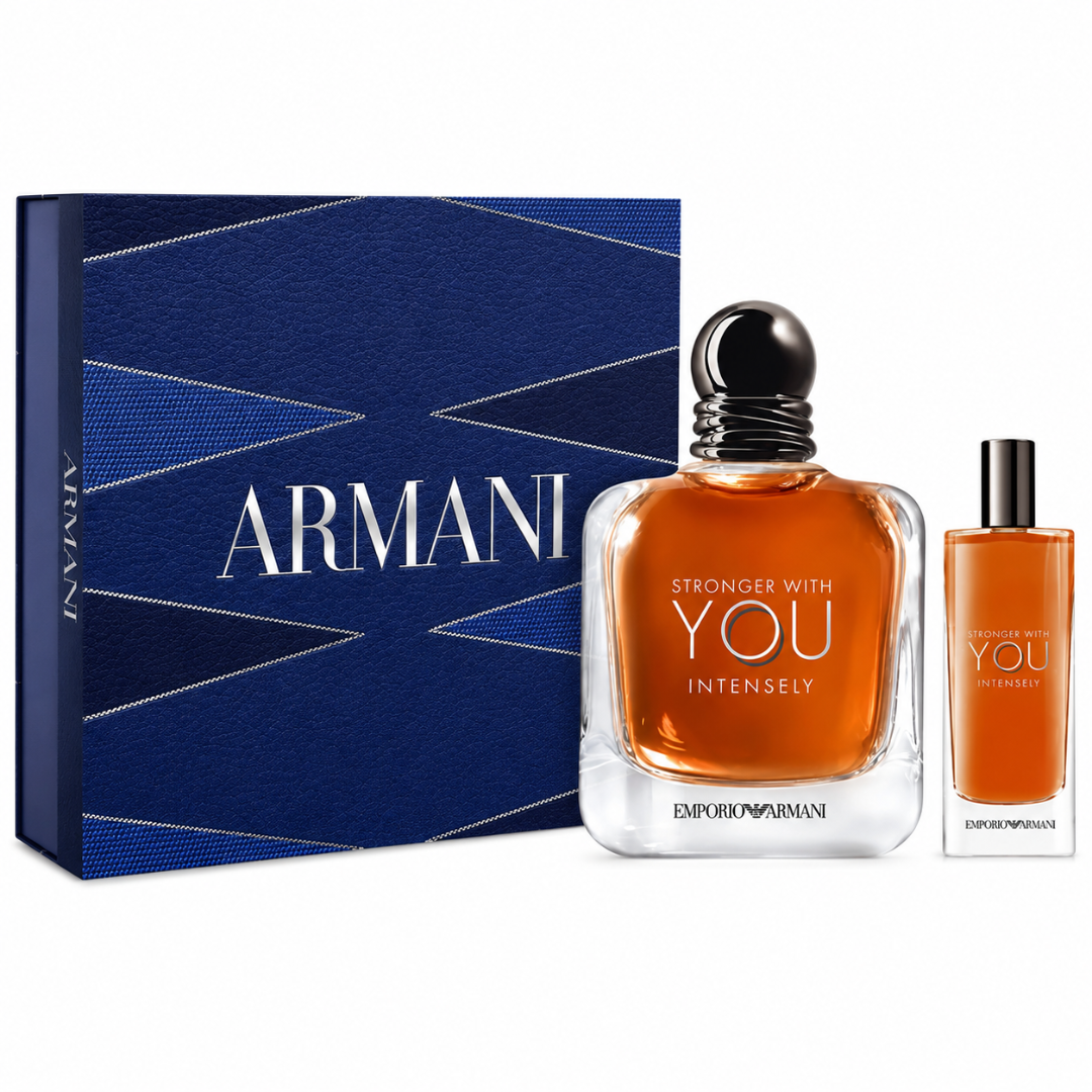 Armani Stronger With You Intensely Estuche EDP Intense 100 ml + EDP Intense 15 ml