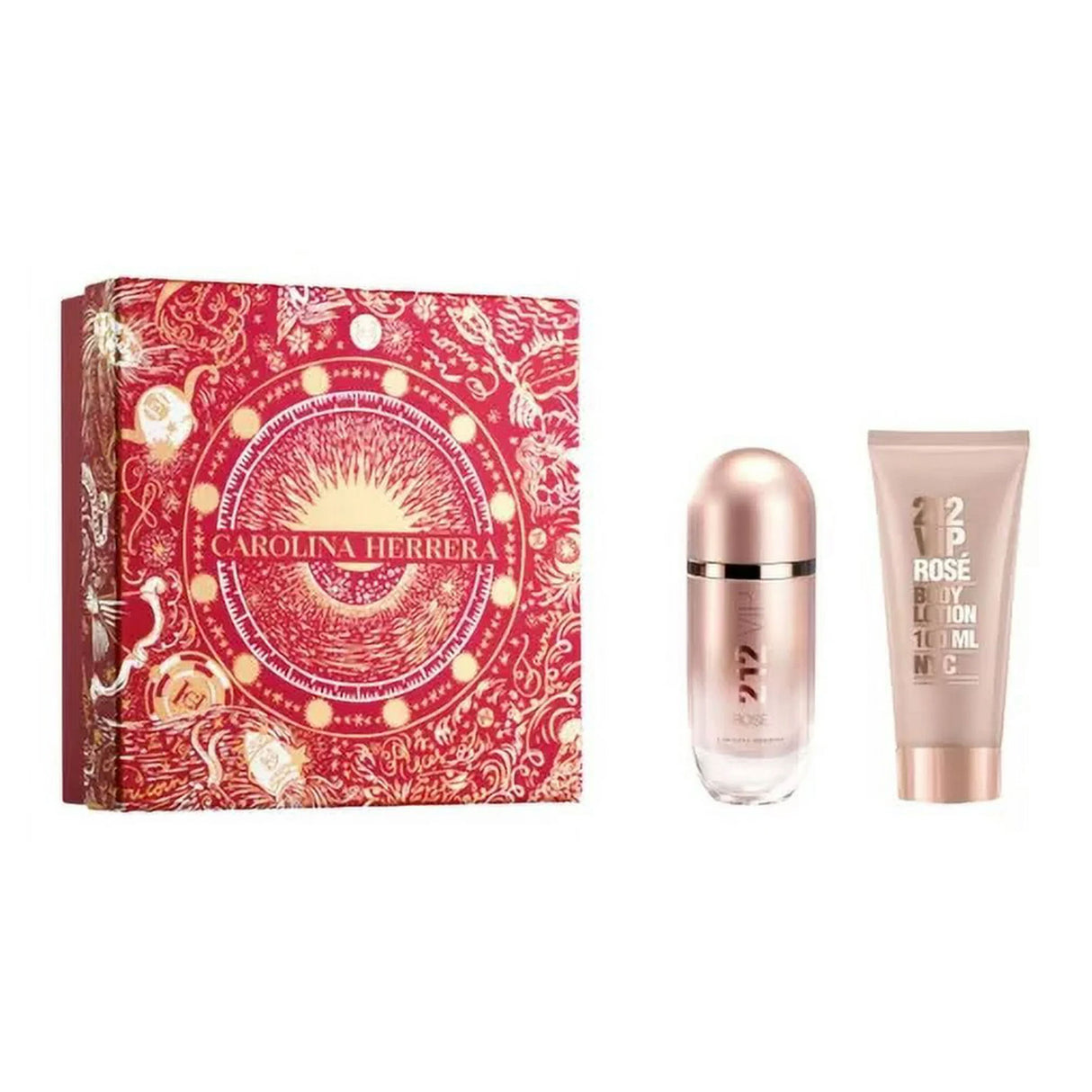 Carolina Herrera 212 Vip Rose EDP 80 ml + loción 100 ml