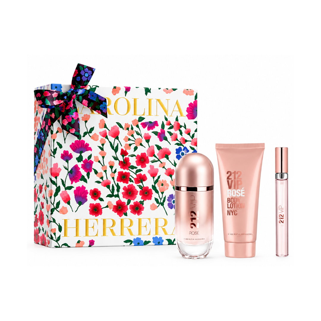 Carolina Herrera 212 VIP Rosé Estuche EDP 80 ml + 10 ml + Loción 100 ml