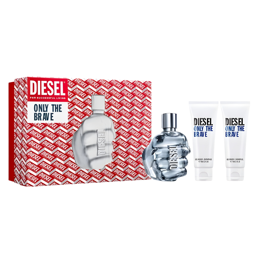 Diesel Only The Brave For Successful Living Estuche Pour Homme EDT 125 ml + Gel 2 x 75 ml