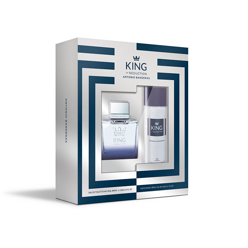 Antonio Banderas King of Seduction Estuche EDT 100 ml + Desodorante 150 ml.