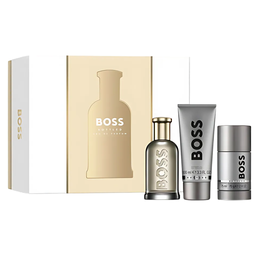 Hugo Boss Bottled Parfum Estuche 100 ml + Gel 100 ml + Desodorante Barra 75 ml