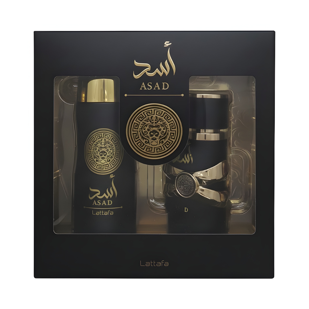 Lattafa Asad Estuche EDP 100 ml + Desodorante 200 ml