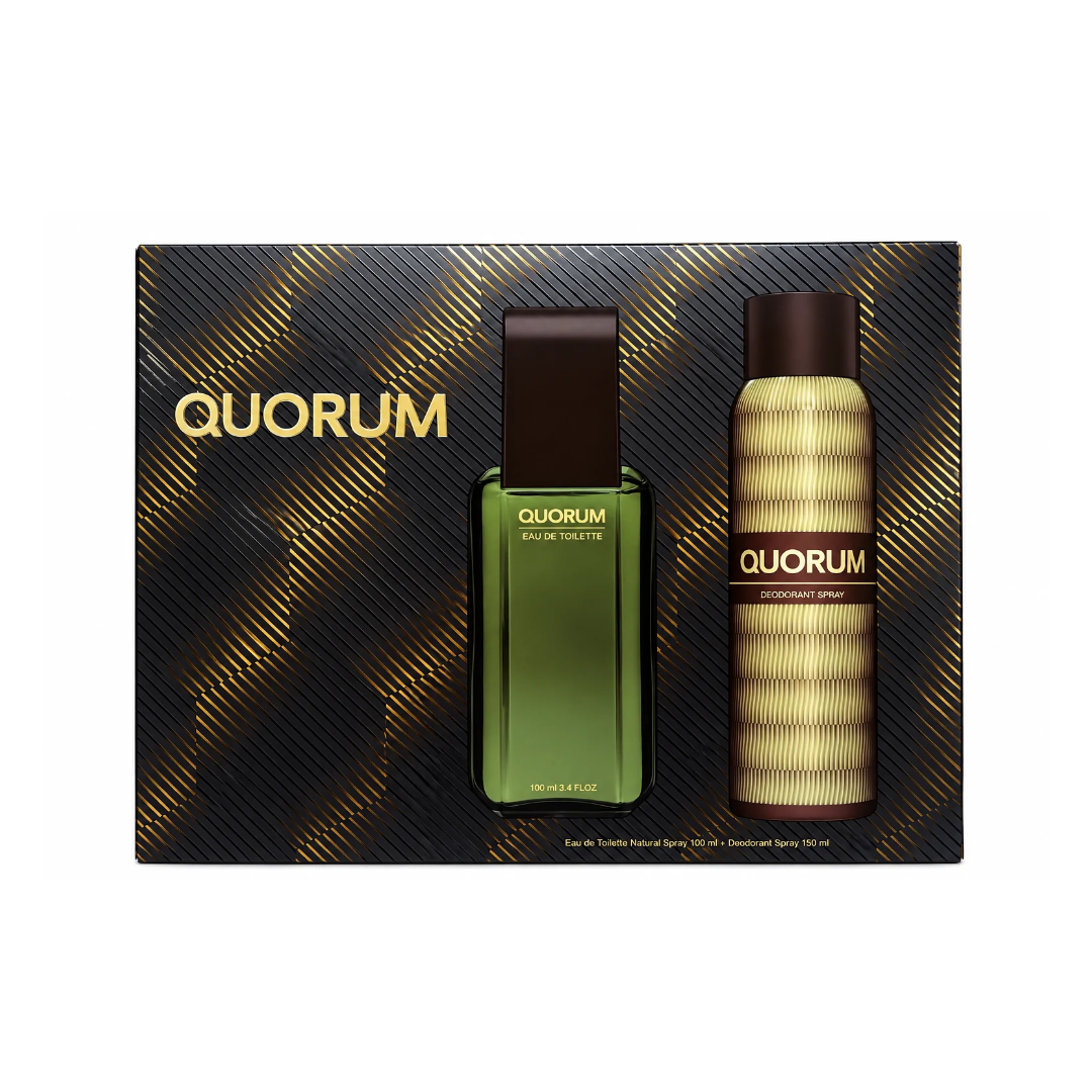 Puig Quorum Estuche EDT 100 ml + Desodorante 150 ml