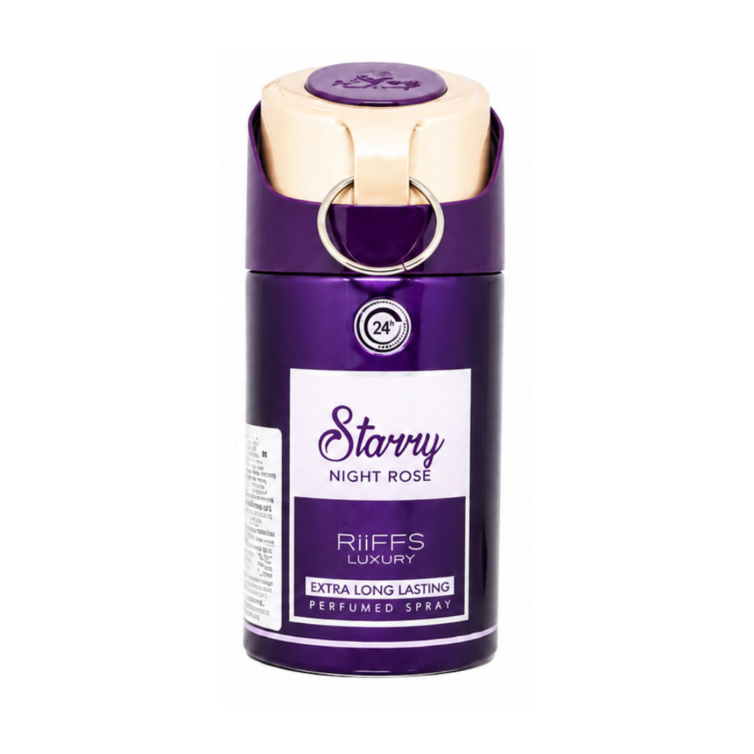 Riiffs Luxury Starry Night Rose Women Body Spray 250 ML