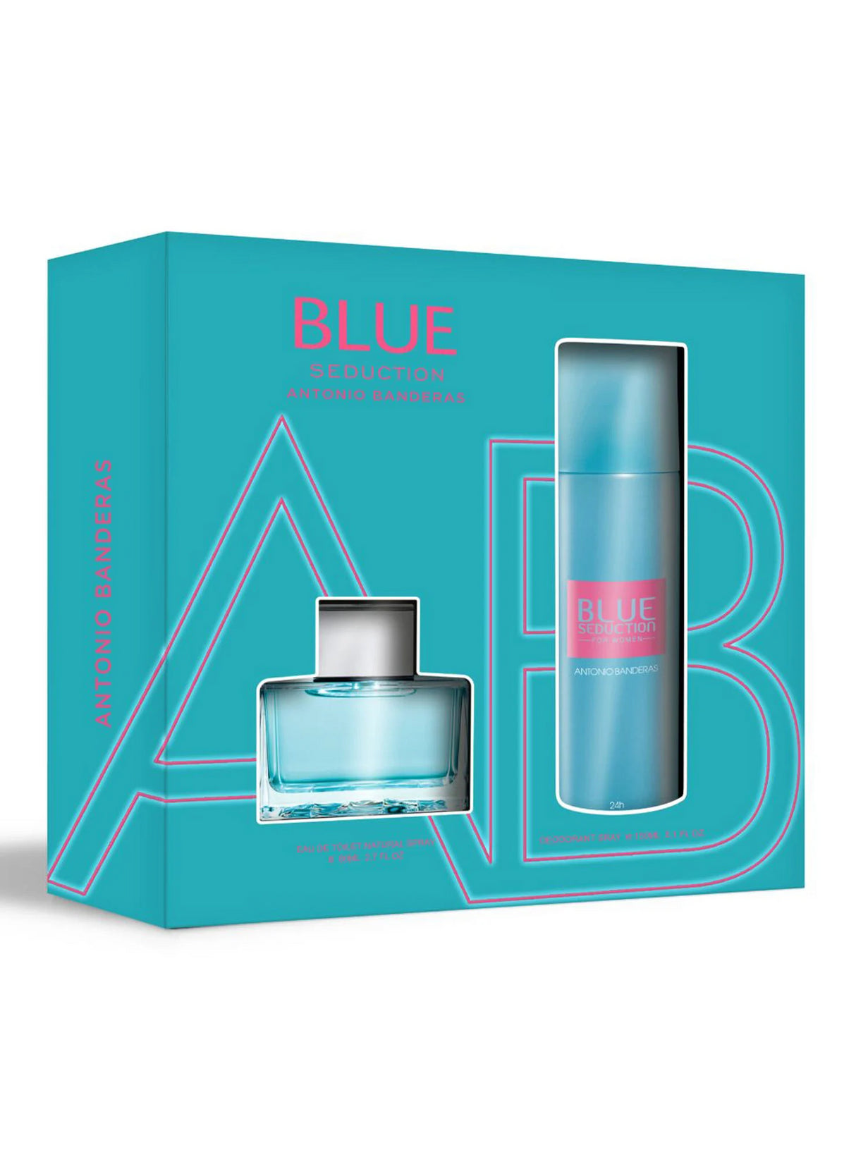Antonio Banderas Blue Seduction Mujer Estuche EDT 80 ml + desodorante 150 ml