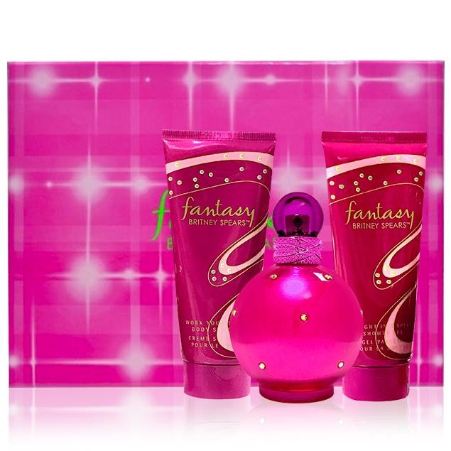 Britney Spears Fantasy Estuche EDP 100 ml + loción 100 ml + gel 100 ml