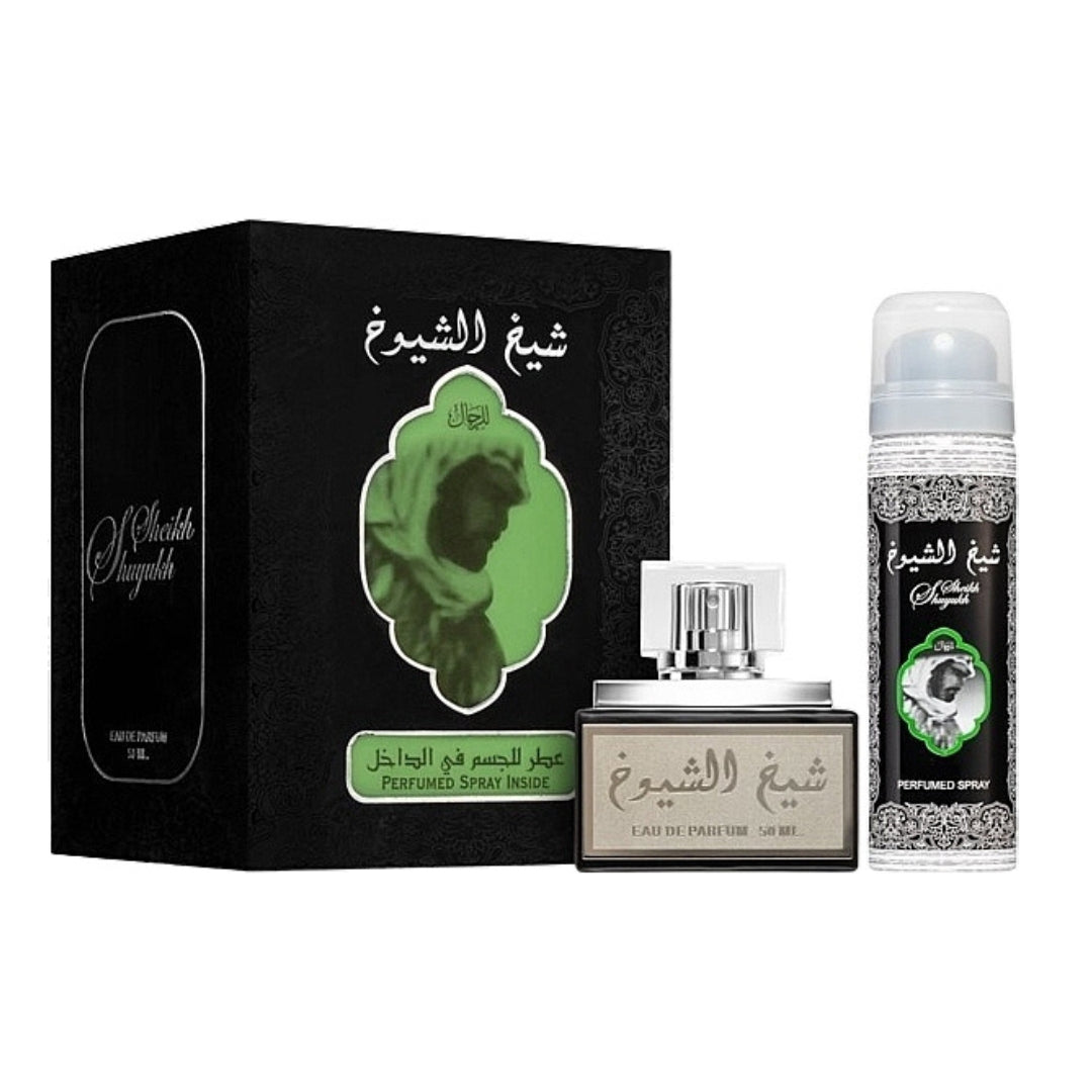 Lattafa Sheikh Al Shuyukh Estuche EDP 50 ml + desodorante 50 ml