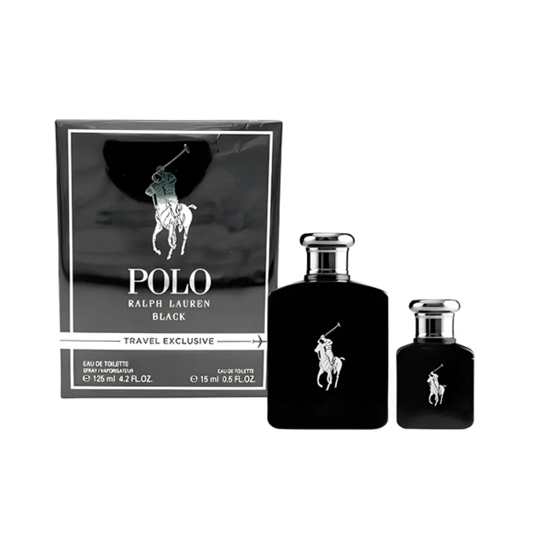 Ralph Lauren Polo Black Estuche EDT 125 ml + mini 15 ml