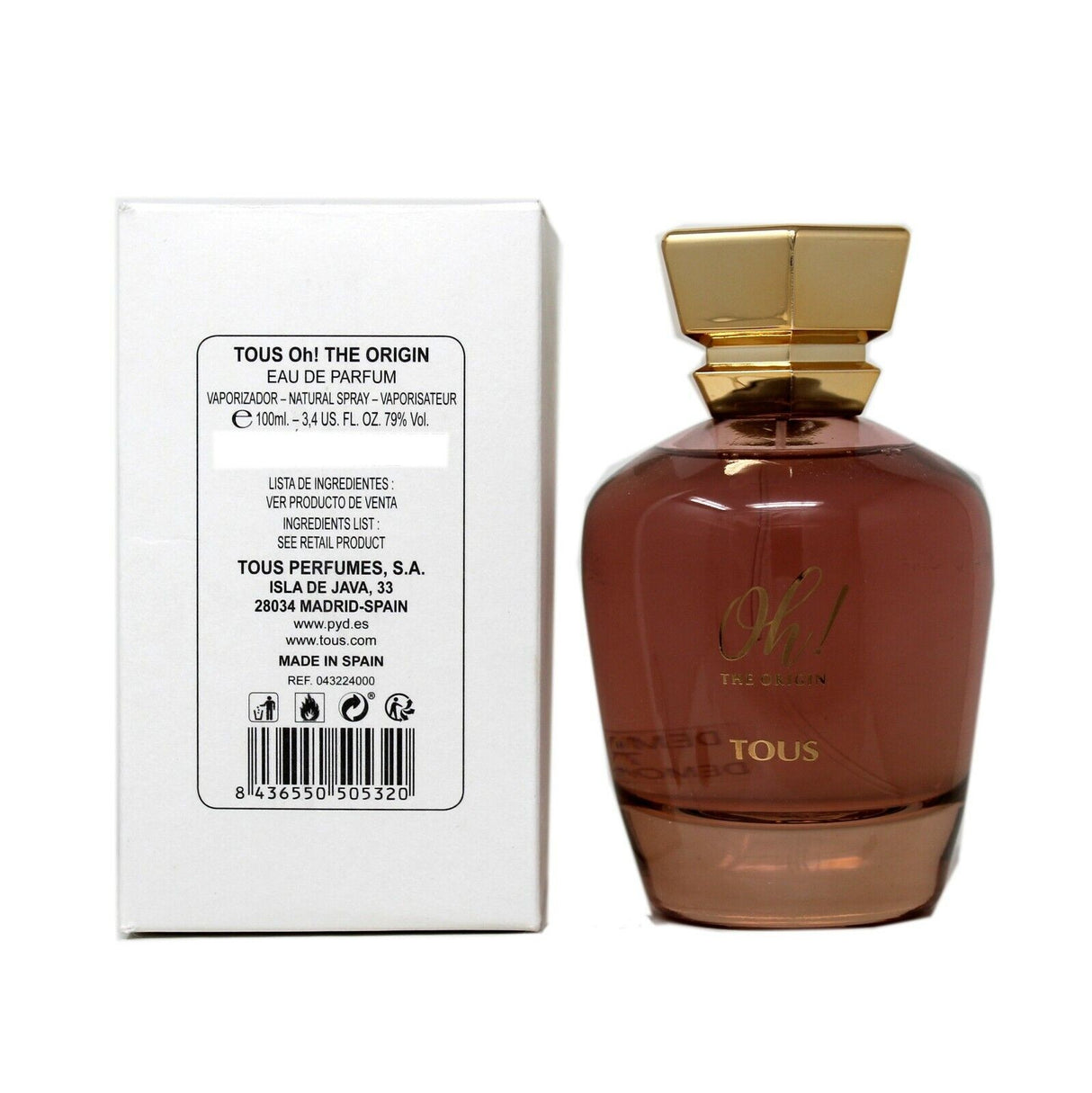 Tous Oh The Origin Tester EDP 100ML