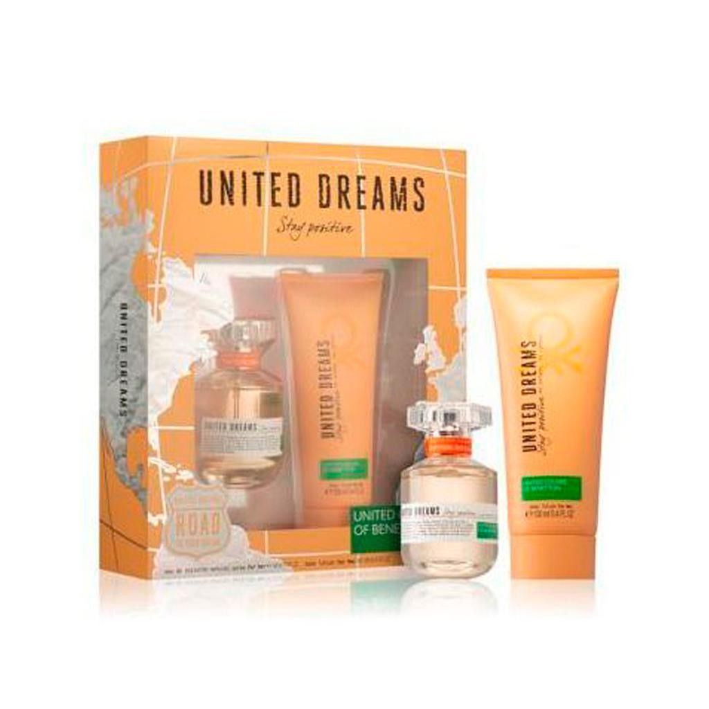 Benetton United Dreams Stay Positive Mujer Estuche EDT 50ML + Locion 100ML