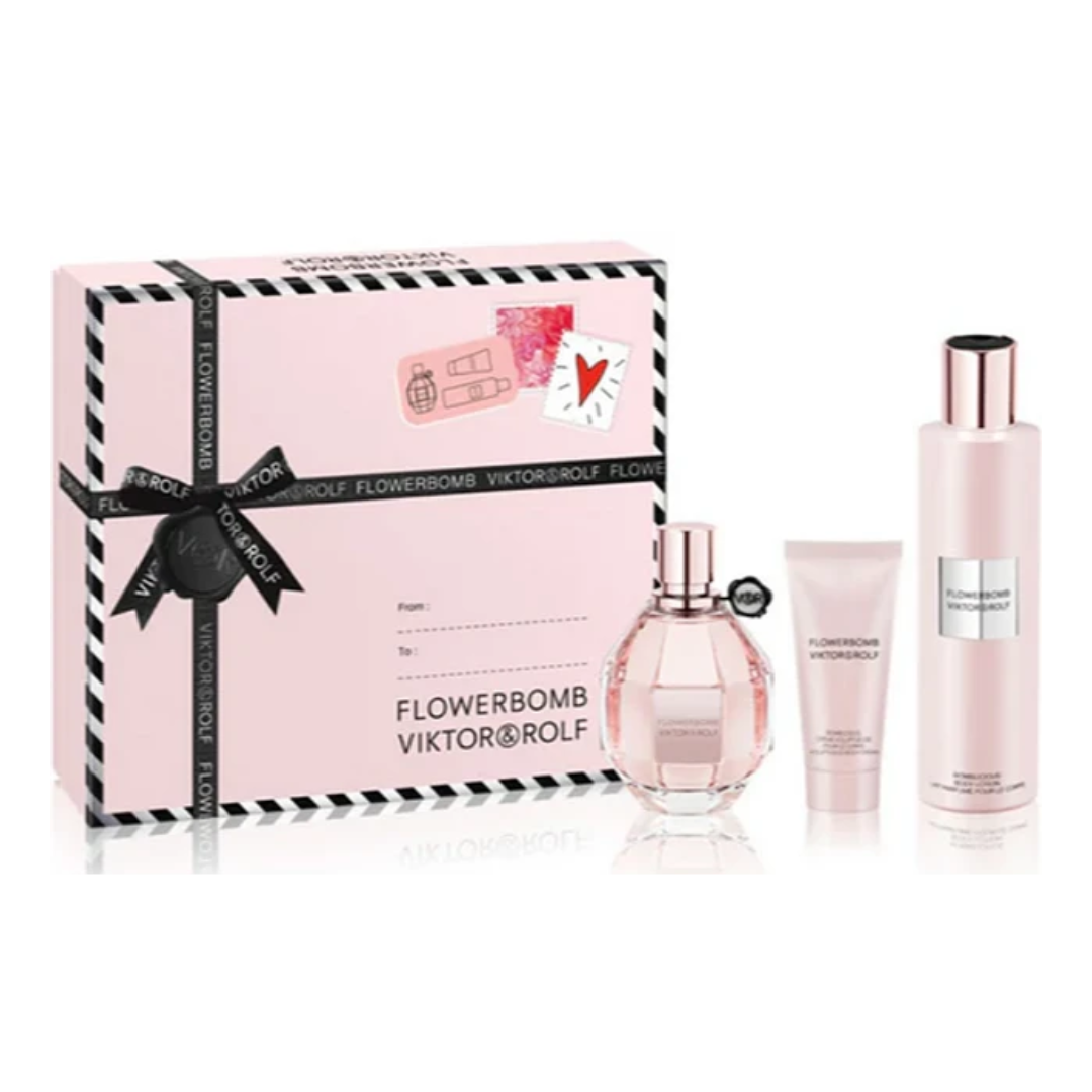 Viktor & Rolf Flowerbomb Estuche EDP 100 ml + loción 200 ml + crema 40 ml