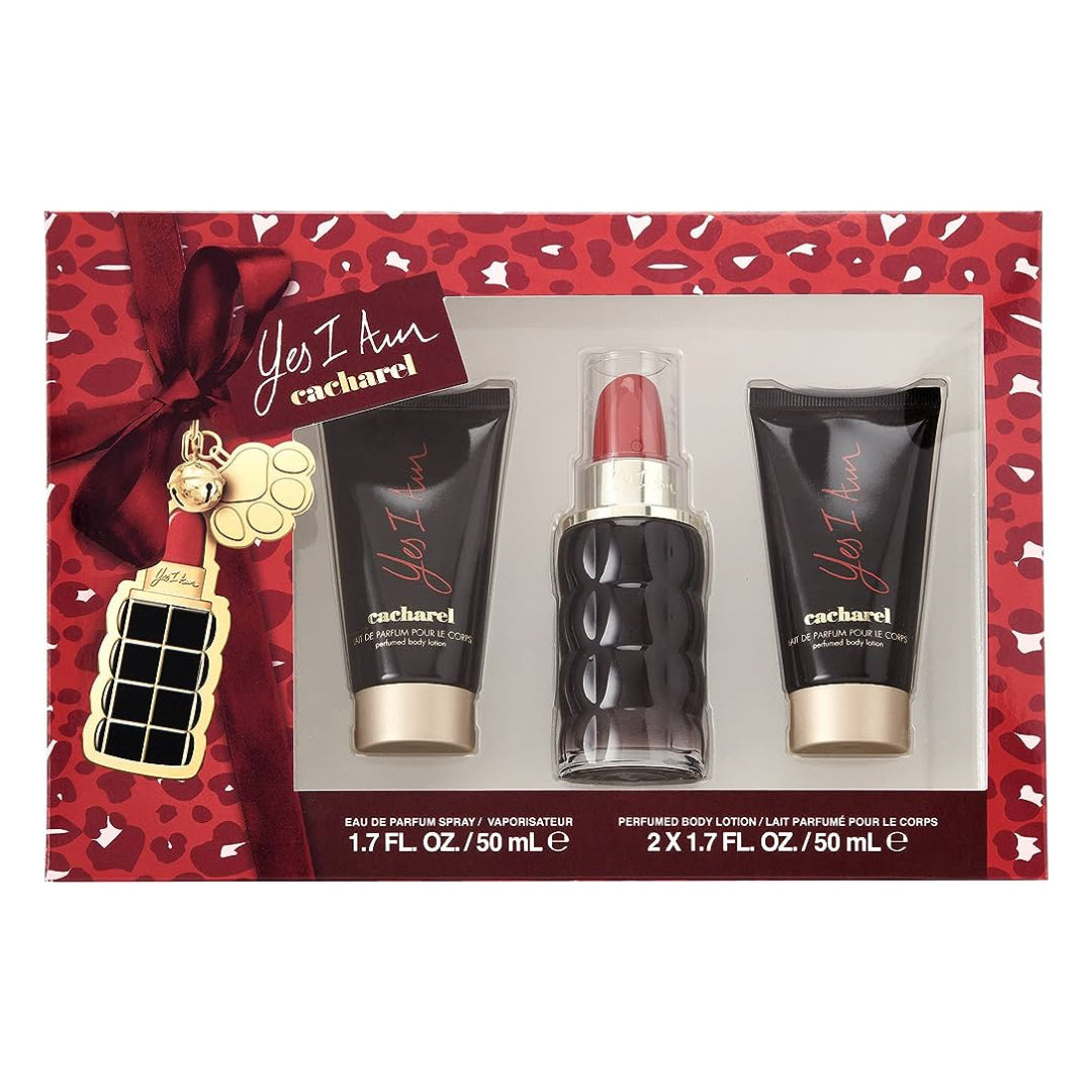 Cacharel Yes I Am 3Pcs Estuche EDP 50ml + 2 x loción 50ml
