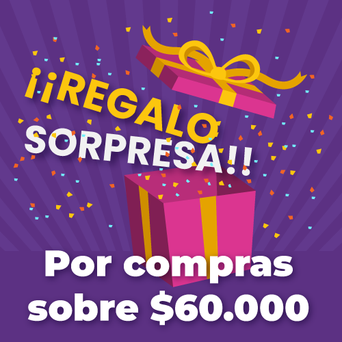 🎁 Regalo Sorpresa por Compras sobre $60,000 💖