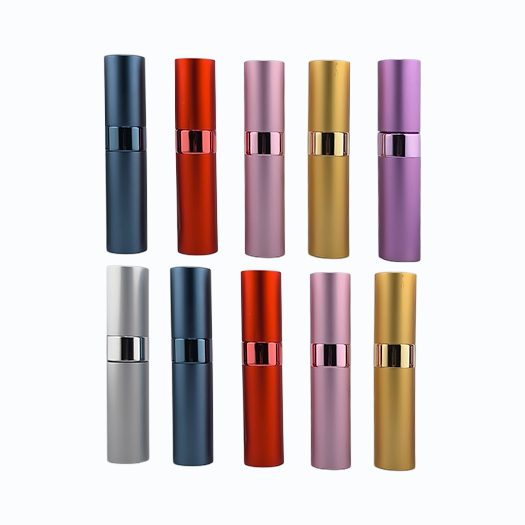 Pack 10 unidades de 15 ml Atomizador Perfumero Recargable - Color Mixto