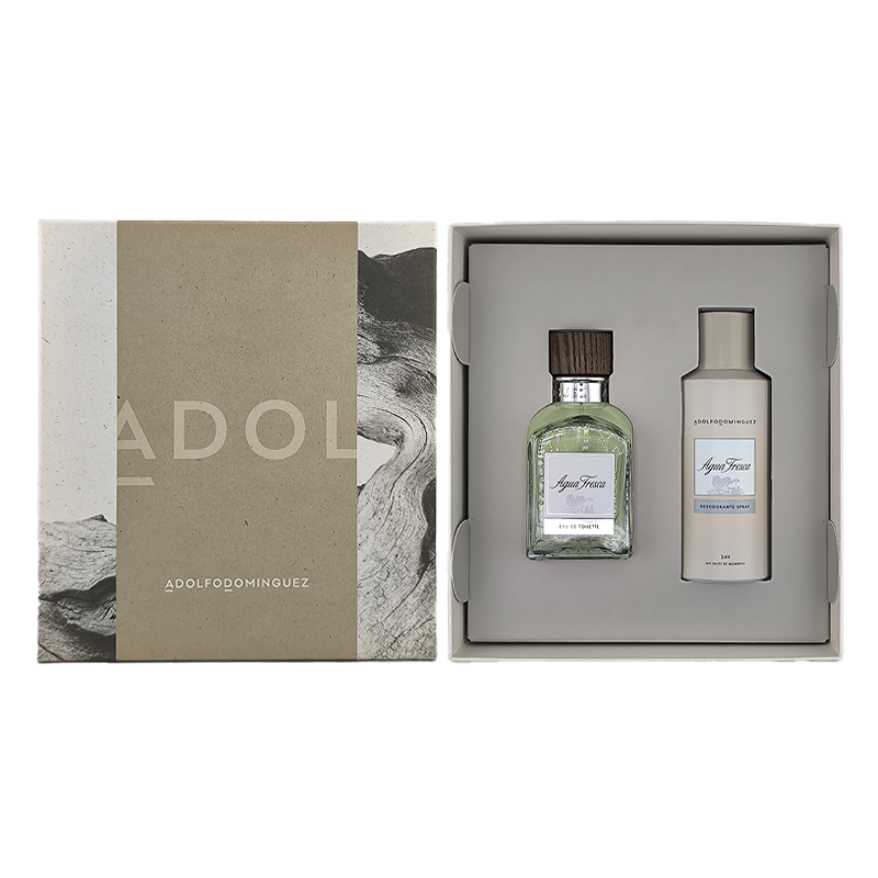 Adolfo Dominguez Agua Fresca 1993 Hombre Estuche Edt 120ml+Deso 150ml