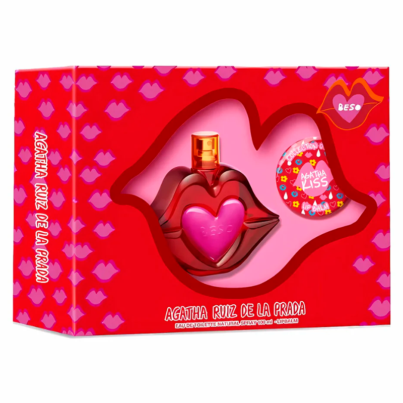 Agatha Ruiz De La Prada Beso Estuche EDT 50 ml + Lipbalm 15 g