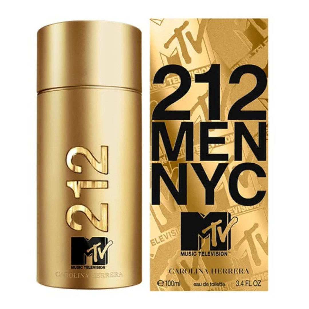 Carolina Herrera 212 Men Nyc Mtv Music Television EDT 100ml – Silk