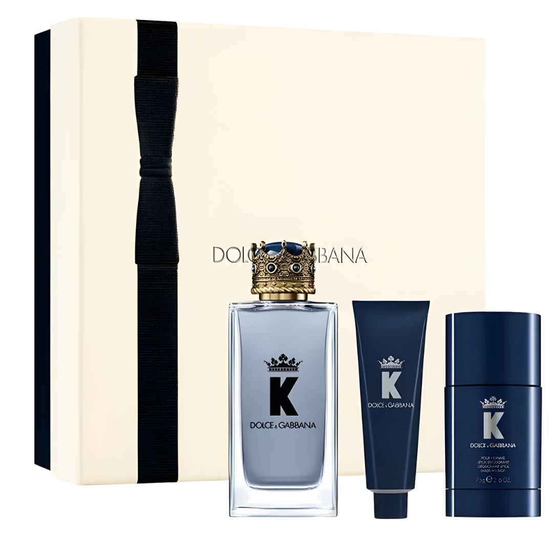 Dolce & Gabbana K Pour Homme Estuche EDT 100 ml + Gel 50 ml + Desodorante Barra 75 g