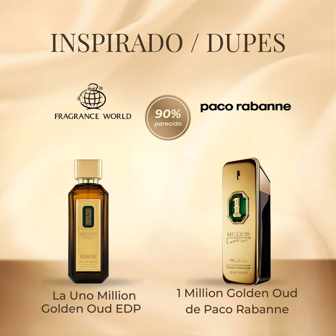 Fragrance World La Uno Million Golden Oud EDP 100 ml