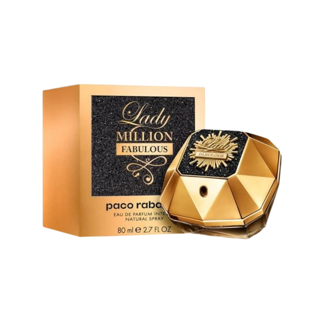 80 Ml Colonia One Million Mujer Paco Rabanne Lady Million Fabulous