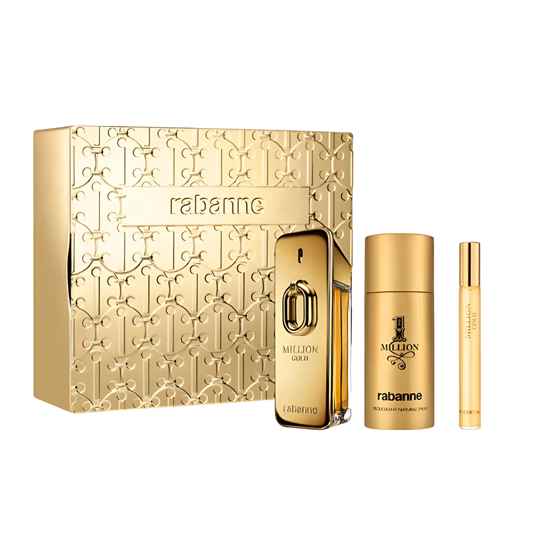 Paco Rabanne One Million Gold Estuche EDP Intense 100ml+10ml+Desodorante 150ml