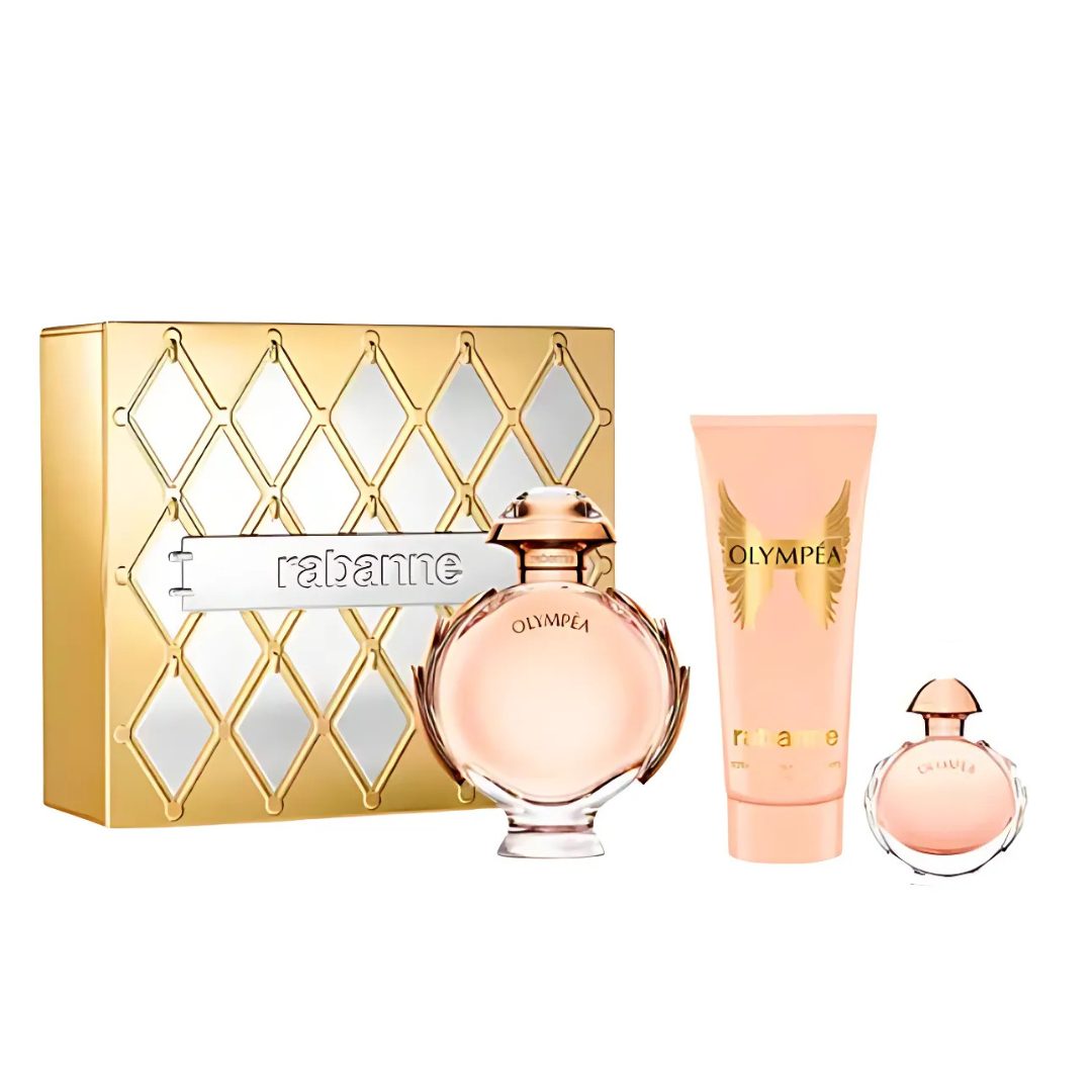 Paco Rabanne Olympea Estuche EDP 80 ml Loción 100 ml Mini 6 ml