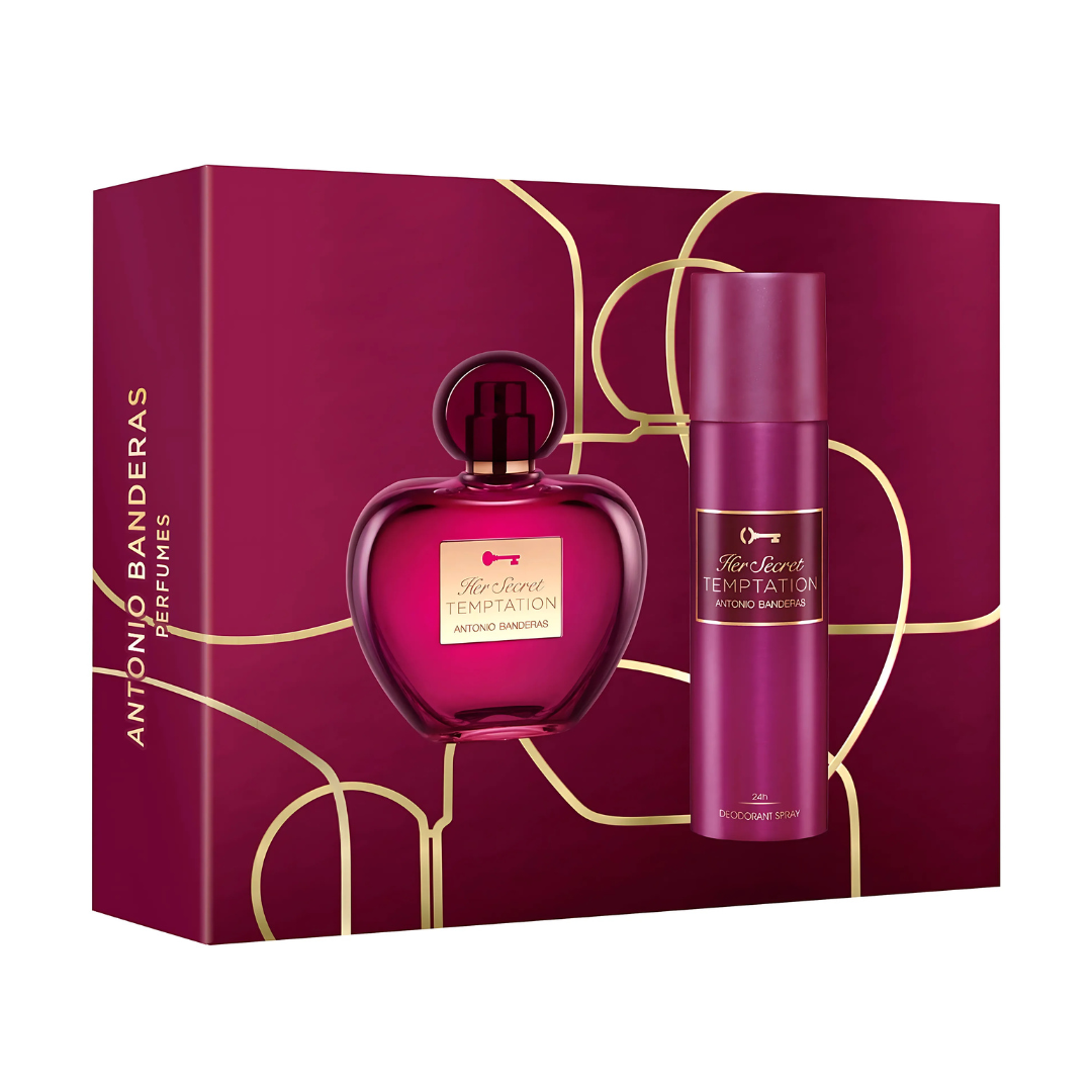 Antonio Banderas Her Secret Temptation Estuche EDT 80 ml + desodorante 150 ml