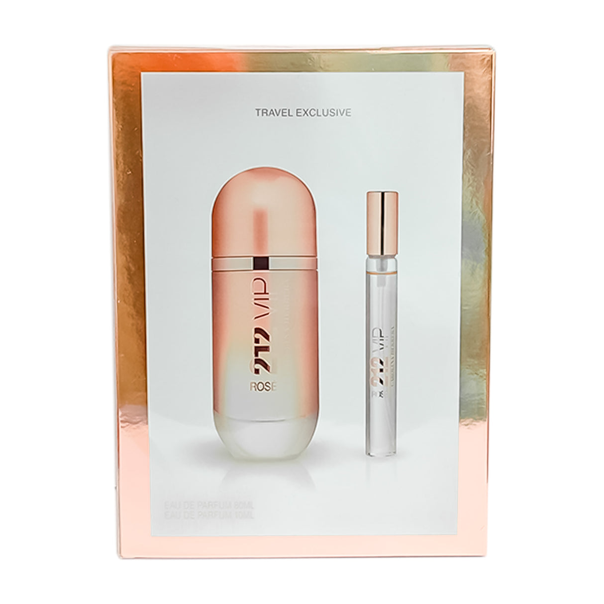 Carolina Herrera 212 Vip Rose Estuche Edp 80ml + Edp 10ml