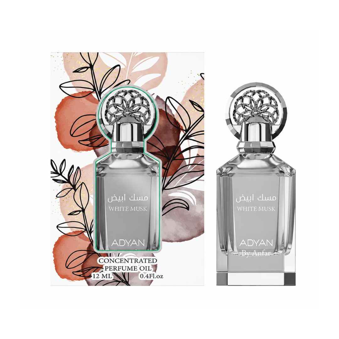 Adyan White Musk Concentrated Perfume Oil 12 ml