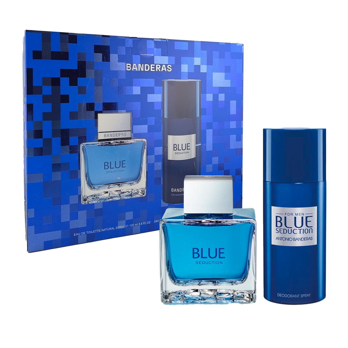 Antonio Banderas Blue Seduction Estuche Edt 100ml + Desodorante 150ml