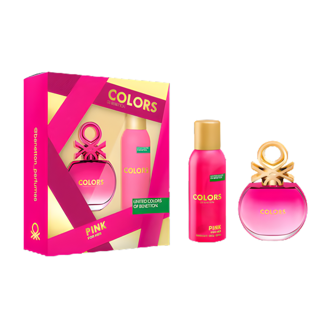 Benetton Colors Purple Estuche EDT 80 ml + Loción 75 ml