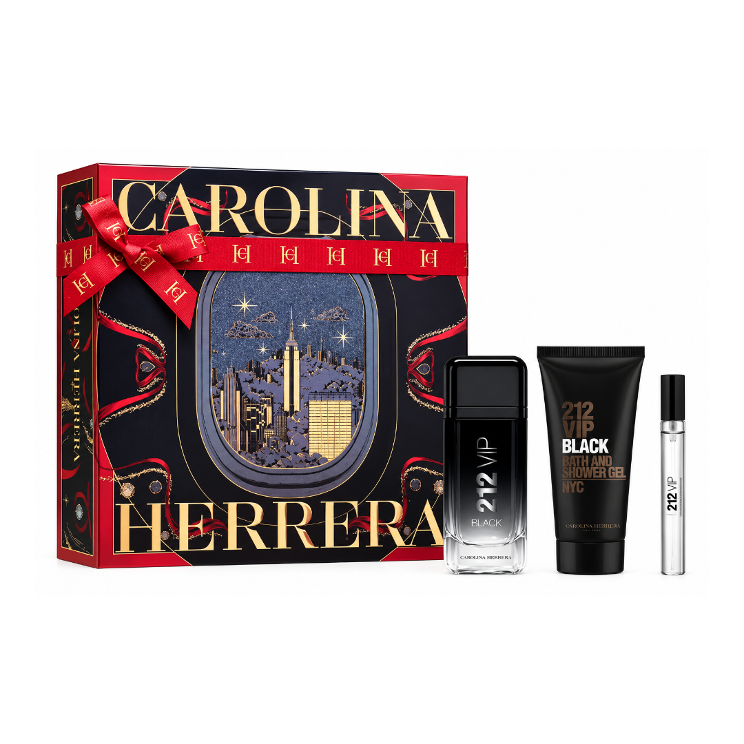 Carolina Herrera 212 VIP Black Estuche EDP 100 ml + 10 ml + Gel 100 ml