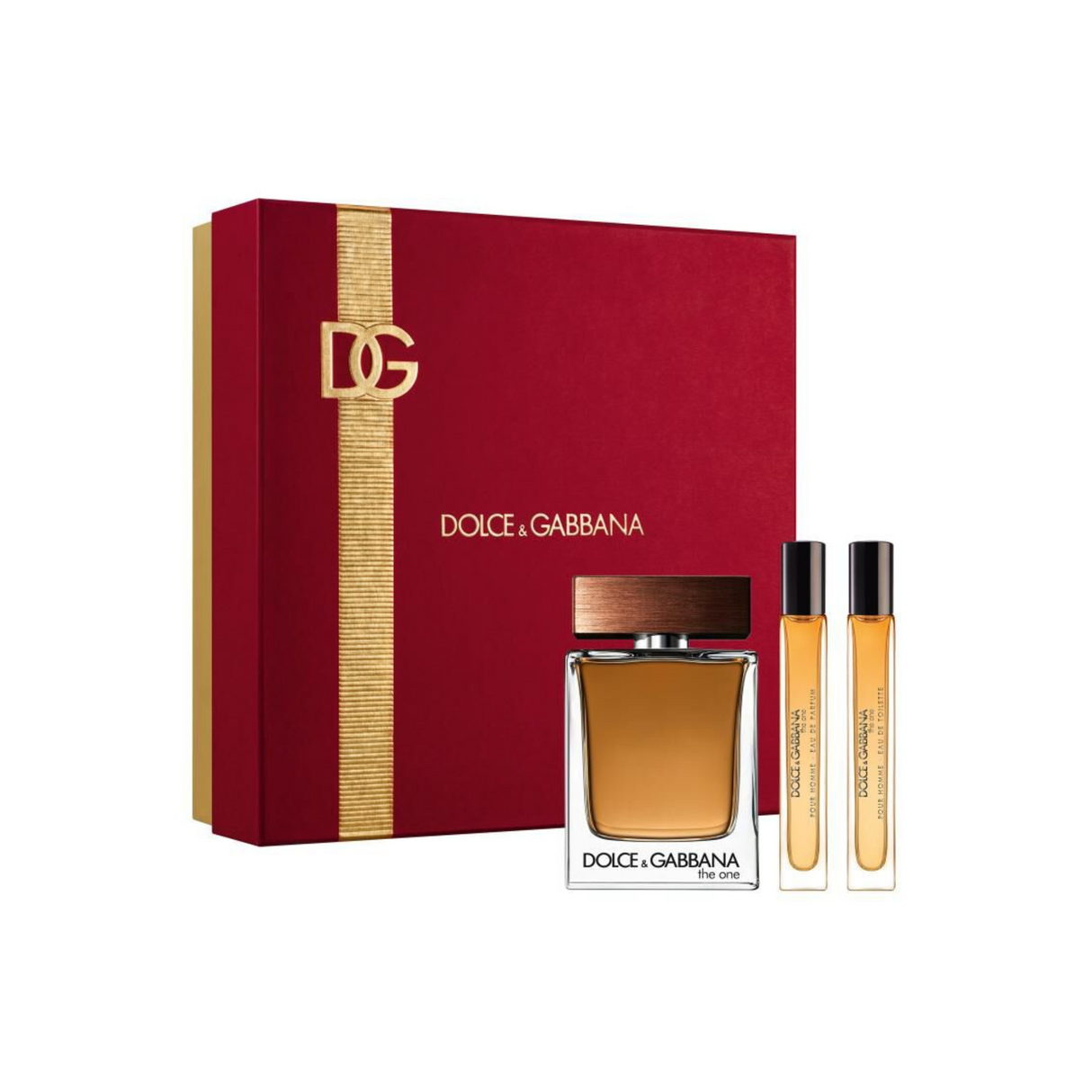 DOLCE & GABBANA THE ONE POUR HOMME ESTUCHE EDT 100ML+MINI EDP 10ML+MINI EDT 10ML