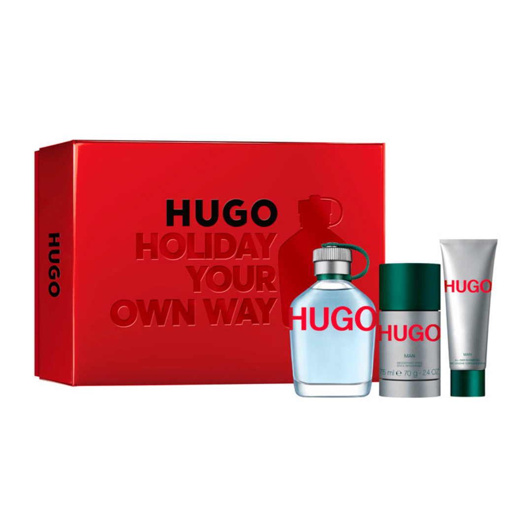 Hugo Boss Man Estuche Holiday Your Own Way EDT 125 ml + 72 gm deo stick + 50 ml s.gel