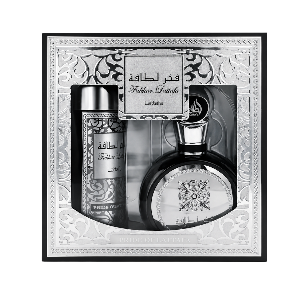 Lattafa Fakhar Estuche EDP 100 ml + Desodorante 200 ml